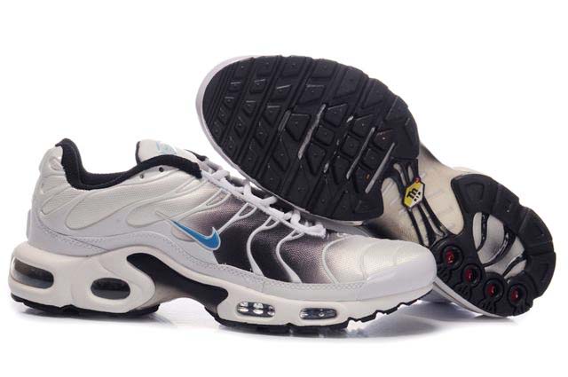 Mens Nike Air Max TN 2010 White Black Blue